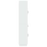Ensemble de Meubles 2 pcs Blanc brillant Bois d'ingénierie 618477618477