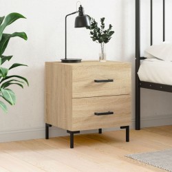Table de chevet chêne sonoma 40x35x47,5 cm bois d’ingénierie 618479618479