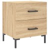 Table de chevet chêne sonoma 40x35x47,5 cm bois d’ingénierie 618479618479