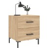 Table de chevet chêne sonoma 40x35x47,5 cm bois d’ingénierie 618479618479