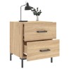 Table de chevet chêne sonoma 40x35x47,5 cm bois d’ingénierie 618479618479