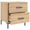 Table de chevet chêne sonoma 40x35x47,5 cm bois d’ingénierie 618479618479