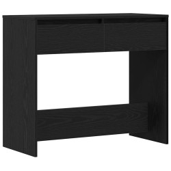 Table console chêne noir 89x41x76,5 cm bois d'ingénierie 618480618480