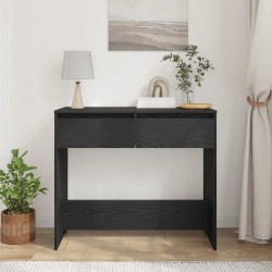 Table console chêne noir 89x41x76,5 cm bois d'ingénierie 618480618480