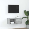 Meuble TV sonoma gris 60x31x25,5 cm bois d'ingénierie 618481618481