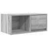 Meuble TV sonoma gris 60x31x25,5 cm bois d'ingénierie 618481618481
