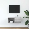 Meuble TV sonoma gris 60x31x25,5 cm bois d'ingénierie 618481618481