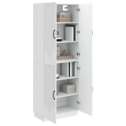 Ensemble de Meubles 2 pcs Blanc brillant Bois d'ingénierie 618482618482