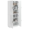 Ensemble de Meubles 2 pcs Blanc brillant Bois d'ingénierie 618482618482