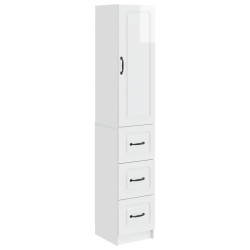 Ensemble de Meubles 2 pcs Blanc brillant 33 x 34,5 x 87 cm 618483618483