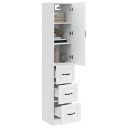 Ensemble de Meubles 2 pcs Blanc brillant 33 x 34,5 x 87 cm 618483618483
