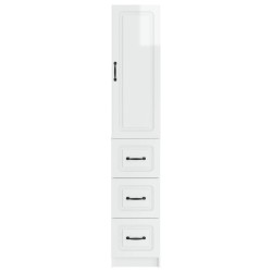 Ensemble de Meubles 2 pcs Blanc brillant 33 x 34,5 x 87 cm 618483618483