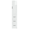 Ensemble de Meubles 2 pcs Blanc brillant 33 x 34,5 x 87 cm 618483618483