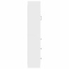 Ensemble de Meubles 2 pcs Blanc brillant 33 x 34,5 x 87 cm 618483618483