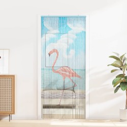 Rideau de porte anti-insectes multicolore 200 x 90 cm Bambou 618484618484