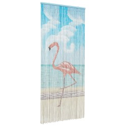 Rideau de porte anti-insectes multicolore 200 x 90 cm Bambou 618484618484