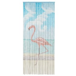Rideau de porte anti-insectes multicolore 200 x 90 cm Bambou 618484618484