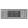 Meuble TV avec LED sonoma gris 139,5x34x50 cm bois d'ingénierie 618486618486