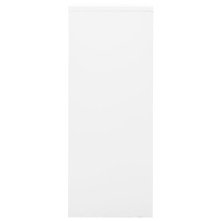 Armoire de bureau Blanc 90x40x102 cm Acier 618487618487