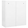 Armoire de bureau Blanc 90x40x102 cm Acier 618487618487
