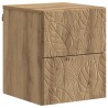 Cabinet de chevet mural Chêne artisanal 34,5 x 33 x 40 cm 618488618488
