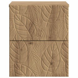 Cabinet de chevet mural Chêne artisanal 34,5 x 33 x 40 cm 618488618488
