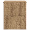 Cabinet de chevet mural Chêne artisanal 34,5 x 33 x 40 cm 618488618488