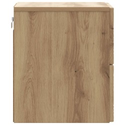 Cabinet de chevet mural Chêne artisanal 34,5 x 33 x 40 cm 618488618488