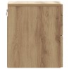 Cabinet de chevet mural Chêne artisanal 34,5 x 33 x 40 cm 618488618488