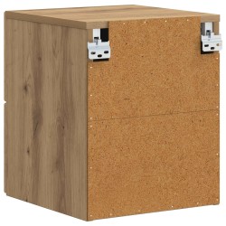 Cabinet de chevet mural Chêne artisanal 34,5 x 33 x 40 cm 618488618488
