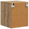 Cabinet de chevet mural Chêne artisanal 34,5 x 33 x 40 cm 618488618488
