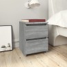 Table de chevet grise Sonoma 30x30x40 cm en bois composite 618492618492
