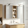 Ensemble de Meubles de Salle de Bain 3 pc 80 x 10,5 x 50 cm 618493618493