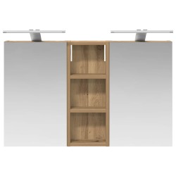 Ensemble de Meubles de Salle de Bain 3 pc 80 x 10,5 x 50 cm 618493618493