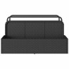 Rangement pour matelas gonflables de piscine noir 110 x 100 x 57 cm en rotin synthétique 618497618497