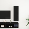 Meuble TV mural Chêne noir 30,5 x 30 x 90 cm Bois d'ingénierie 618500618500