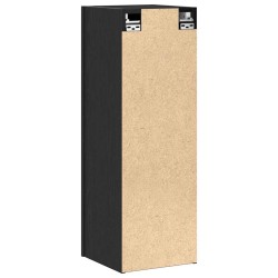 Meuble TV mural Chêne noir 30,5 x 30 x 90 cm Bois d'ingénierie 618500618500