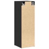 Meuble TV mural Chêne noir 30,5 x 30 x 90 cm Bois d'ingénierie 618500618500
