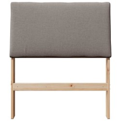 Tête de lit capitonnée Taupe 75 cm Pin massif 618501618501