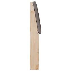 Tête de lit capitonnée Taupe 75 cm Pin massif 618501618501