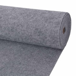Tapis Gris 1,2 x 10 m Polyester 618502618502