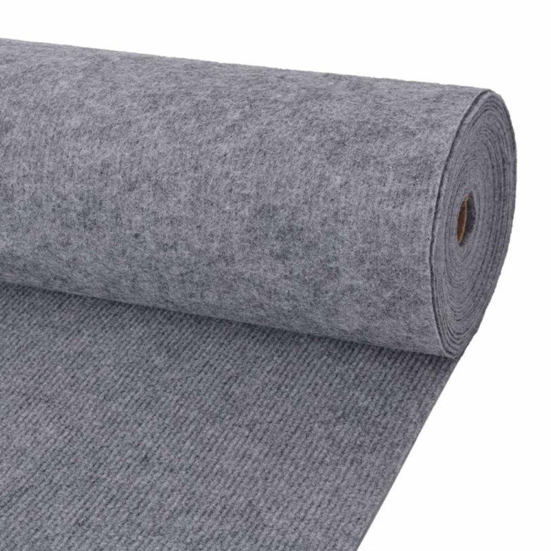 Tapis Gris 1,2 x 10 m Polyester 618502618502