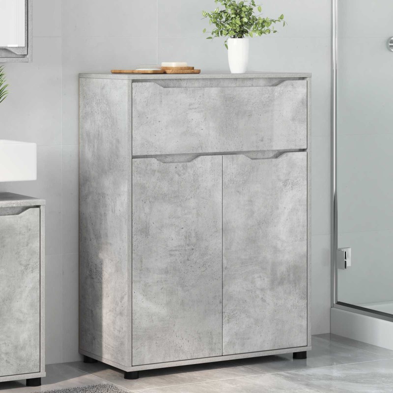 Cabinet de salle de bain Gris béton 72,5 x 36,5 x 100 cm 618508618508