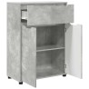Cabinet de salle de bain Gris béton 72,5 x 36,5 x 100 cm 618508618508