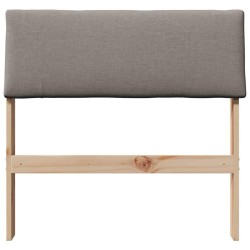 Tête de lit capitonnée Taupe 75 cm Pin massif 618512618512