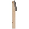 Tête de lit capitonnée Taupe 75 cm Pin massif 618512618512