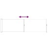 Store latéral rétractable 117 x 500 cm Polyester Rectangulaire 618515618515