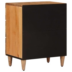 Cabinet de chevet Naturel 50 x 33 x 62 cm Bois de mangue massif 618516618516