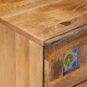 Cabinet de chevet Naturel 50 x 33 x 62 cm Bois de mangue massif 618516618516