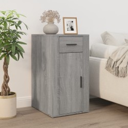 Armoire de bureau Sonoma gris 40x49x75 cm Bois d'ingénierie 618518618518